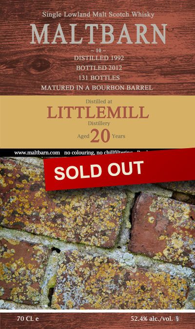Littlemill Distillery 20 Years