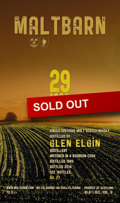 Maltbarn 27 – Glen Elgin 29 Years