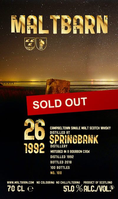 Maltbarn 100 – Springbank 26 Years
